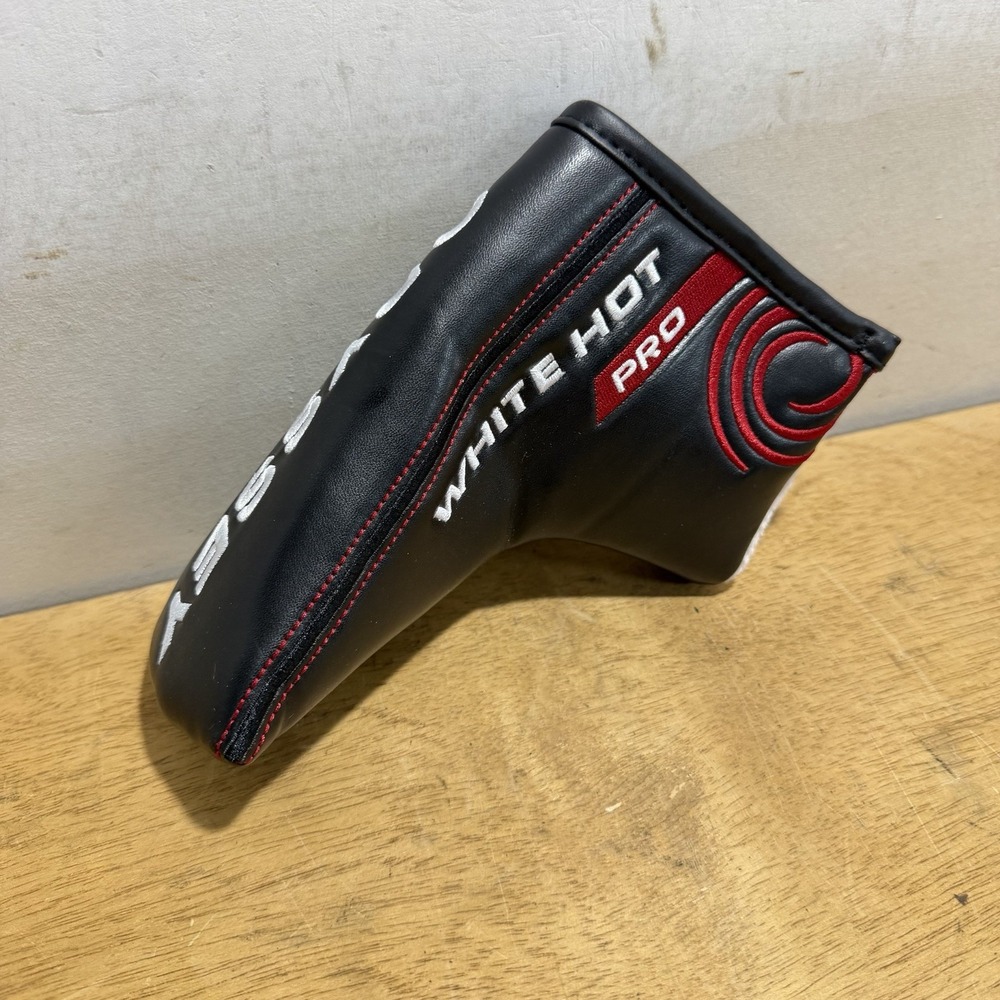 Odyssey White Hot Pro Blade Putter Head Cover Black Red White Headcover